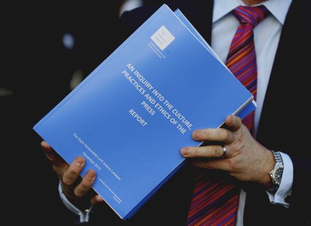 Ανεξάρτητο όργανο για τον έλεγχο του βρετανικού Τύπου πρότεινε η επιτροπή Λέβισον